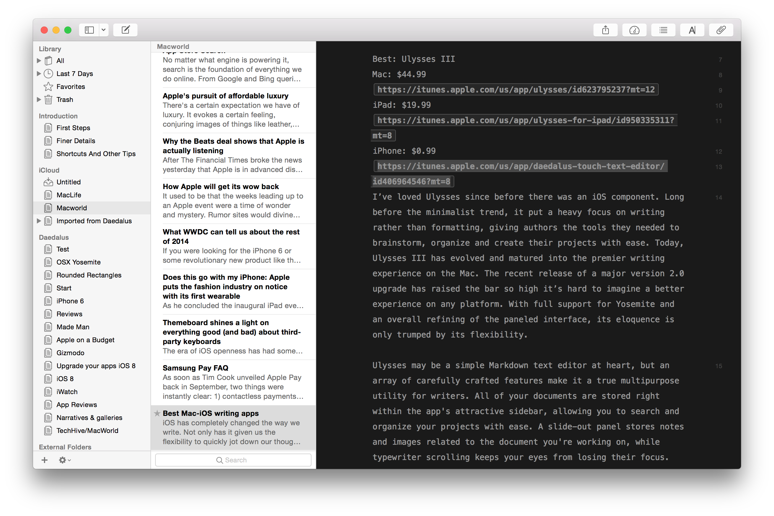 writer software for mac